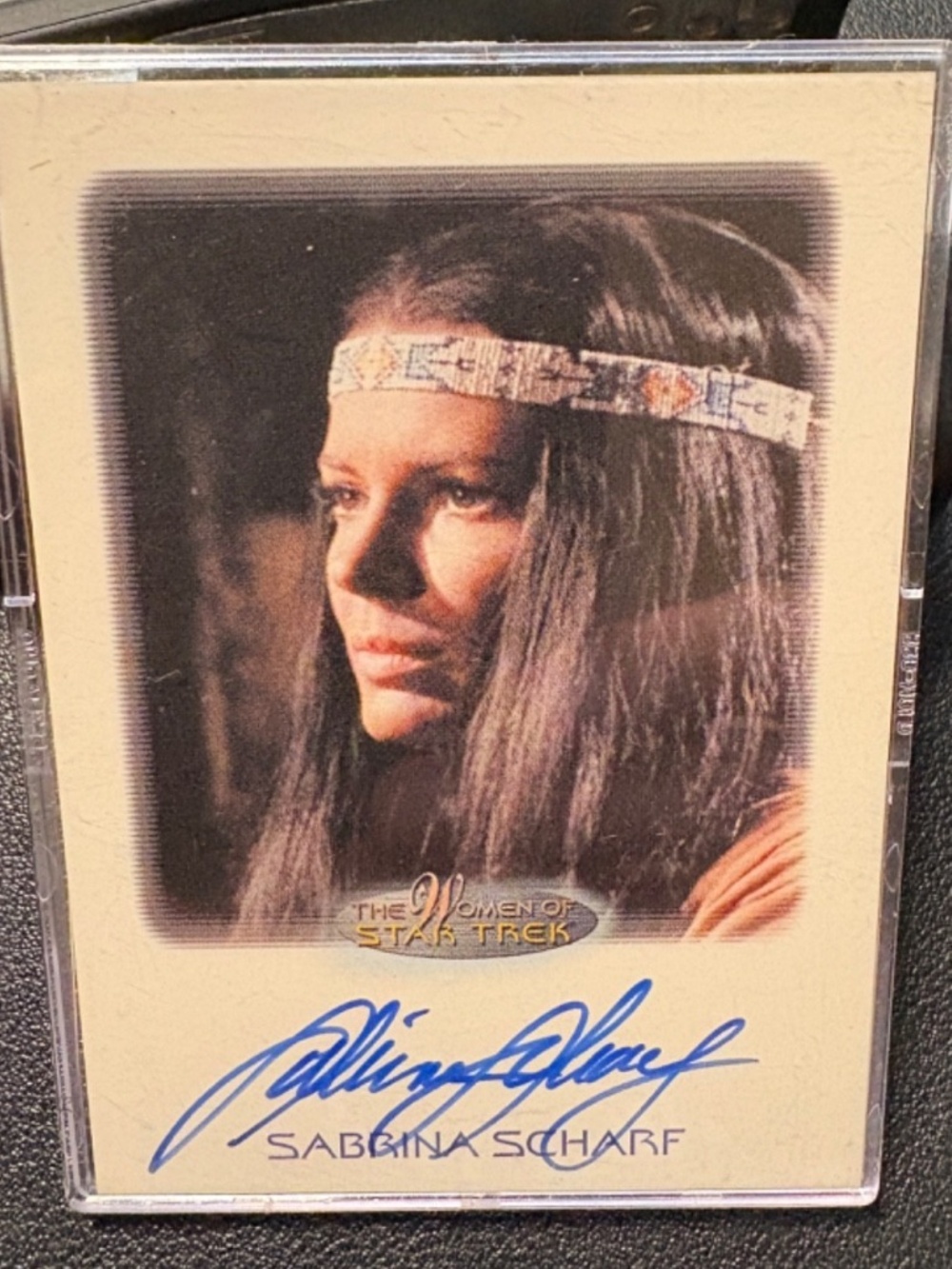 2009 Rittenhouse Women of Star Trek Sabrina Scharf AutoCard